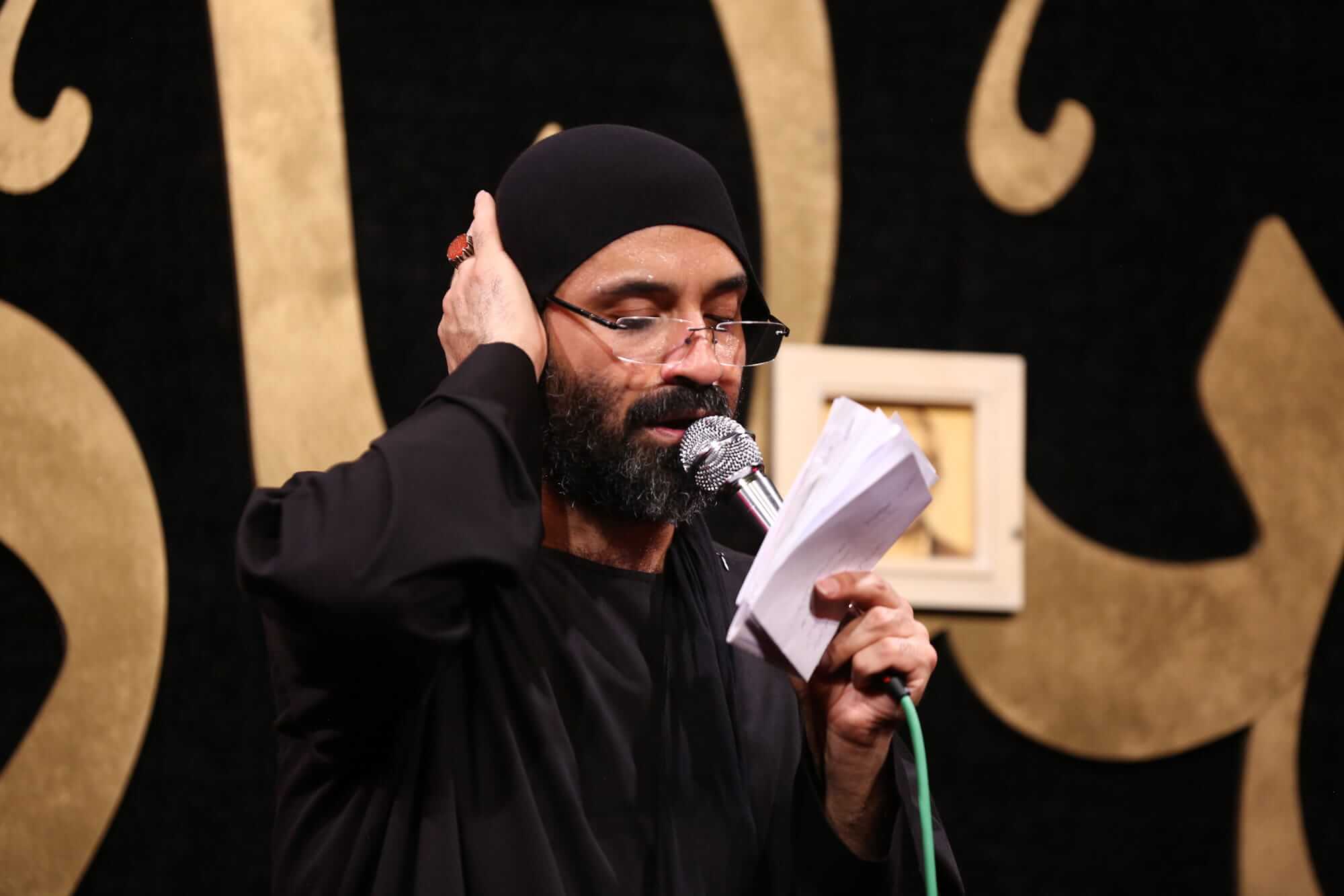 واحد زخم افتاده روی جگرم شب هستم محرم عبدالرضا هلالی